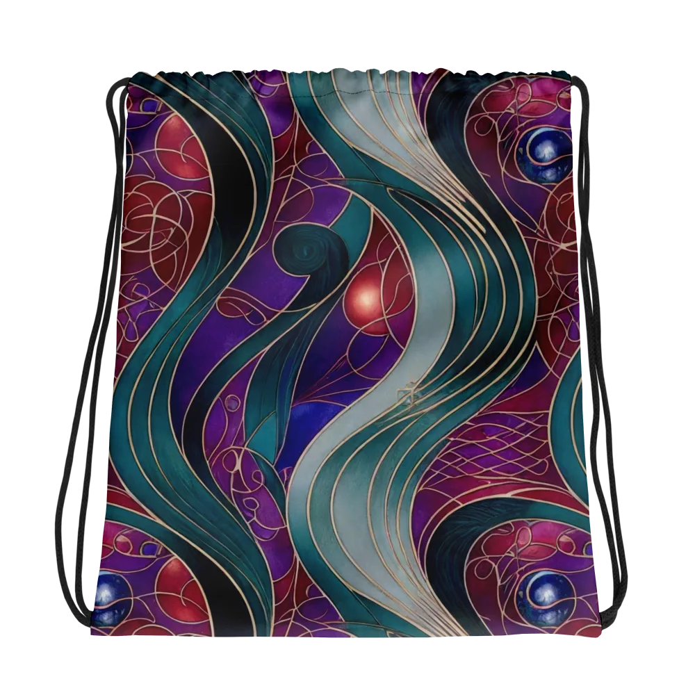 Velvet Plumage on Drawstring Bag — Photo