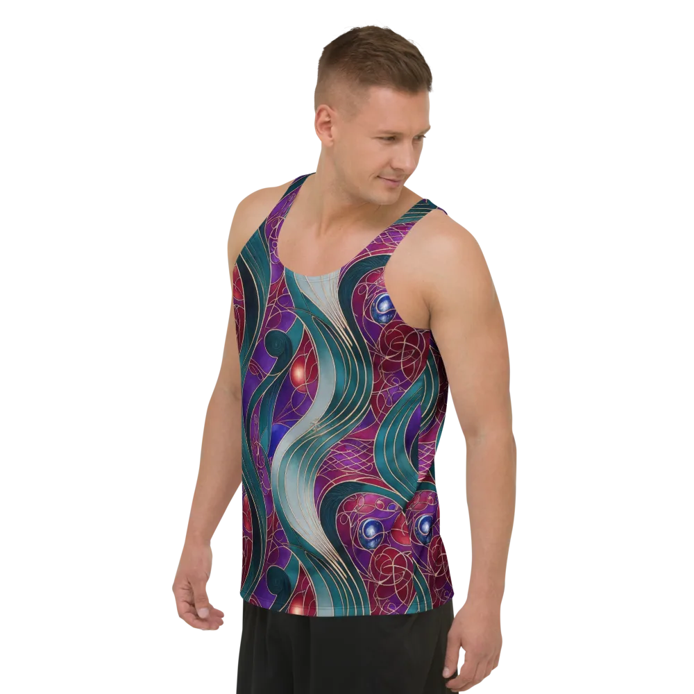 Velvet Plumage on Men's Tank Top — Left Front