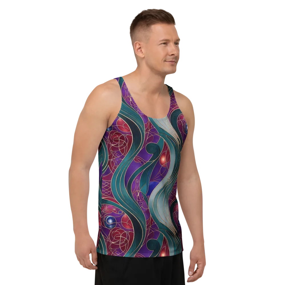 Velvet Plumage on Men's Tank Top — Right Front