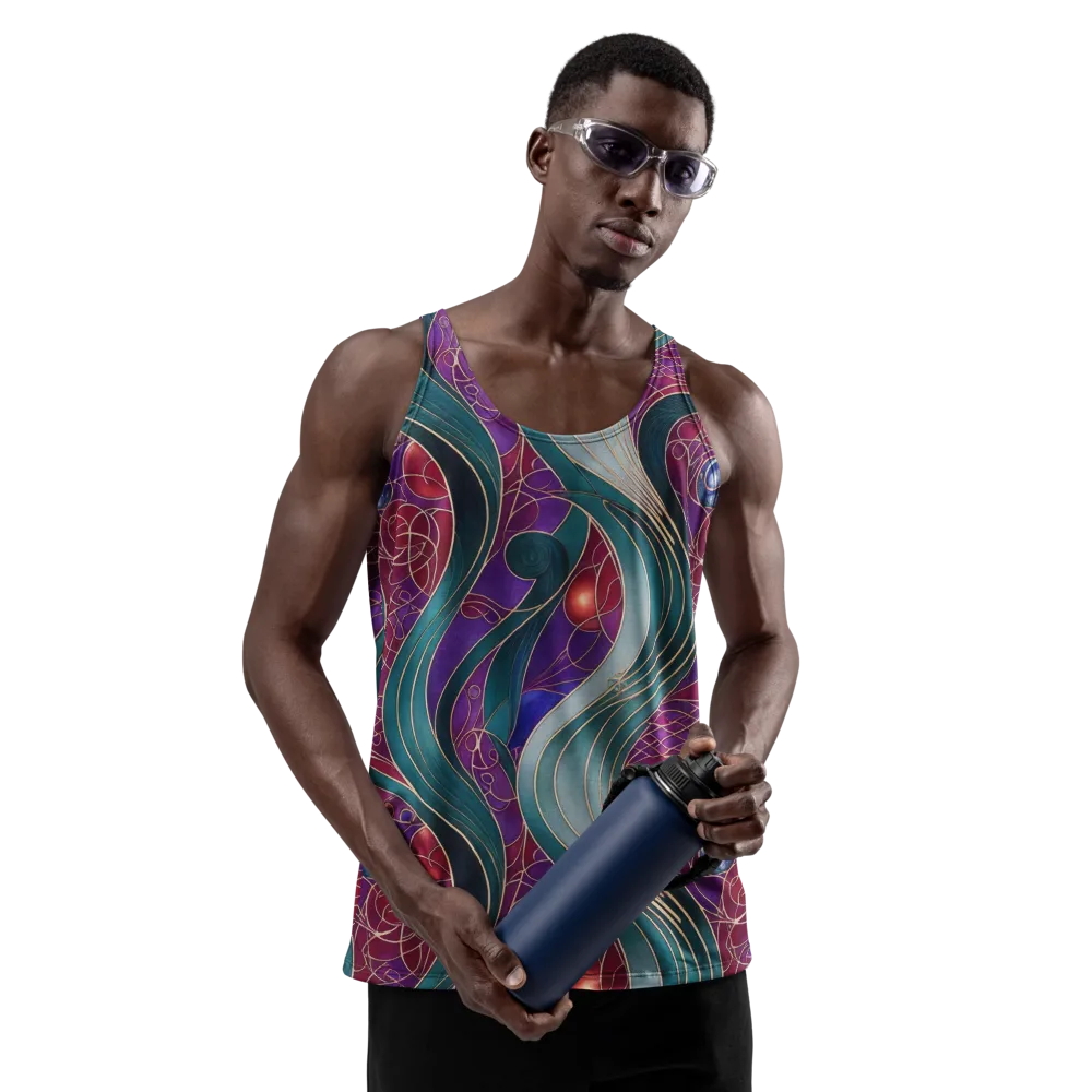 Velvet Plumage on Men's Tank Top — Front