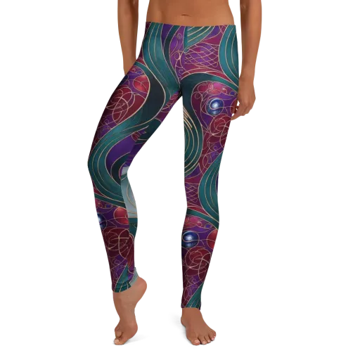 Velvet Plumage on a Leggings