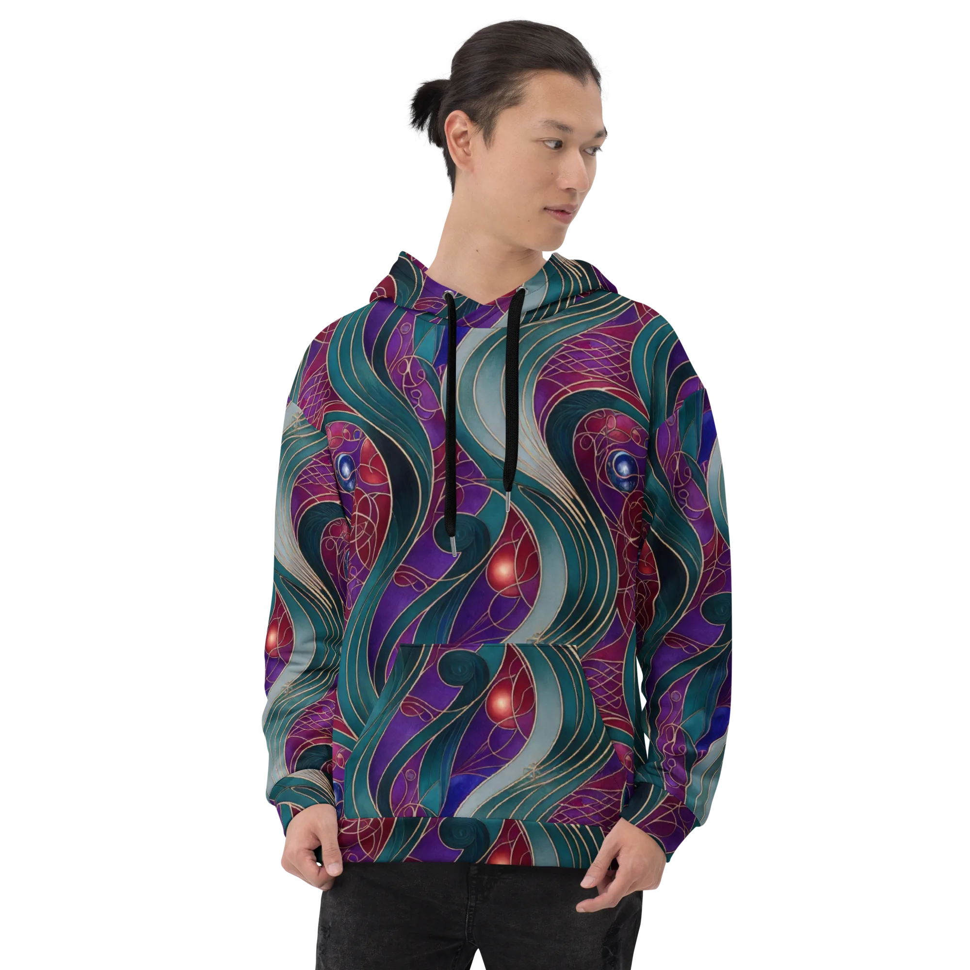 Velvet Plumage on Hoodie — Front