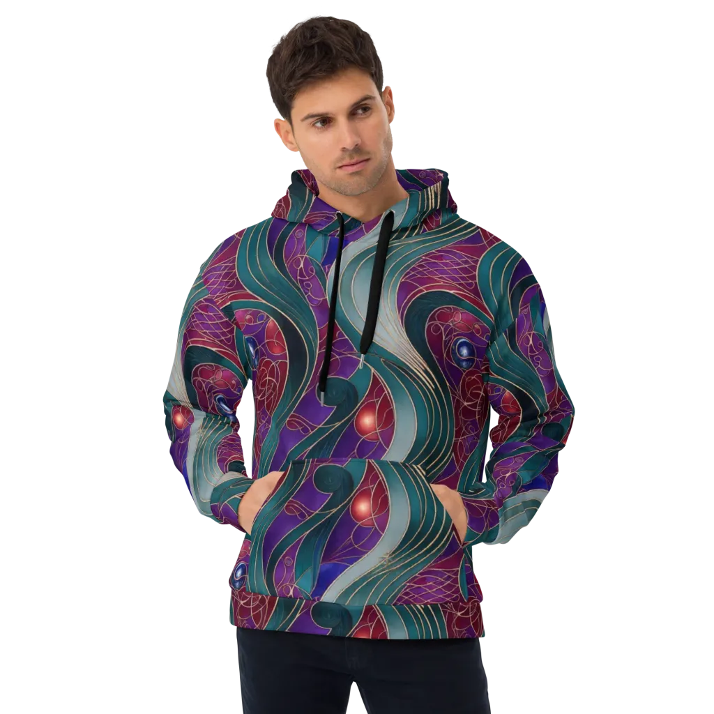 Velvet Plumage on Hoodie — Front