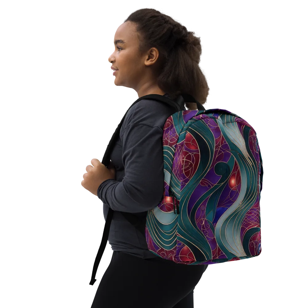 Velvet Plumage on Minimalist Backpack — Right Front