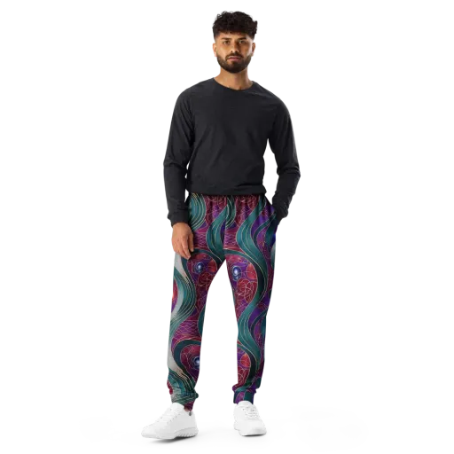 Velvet Plumage on a Men's Joggers