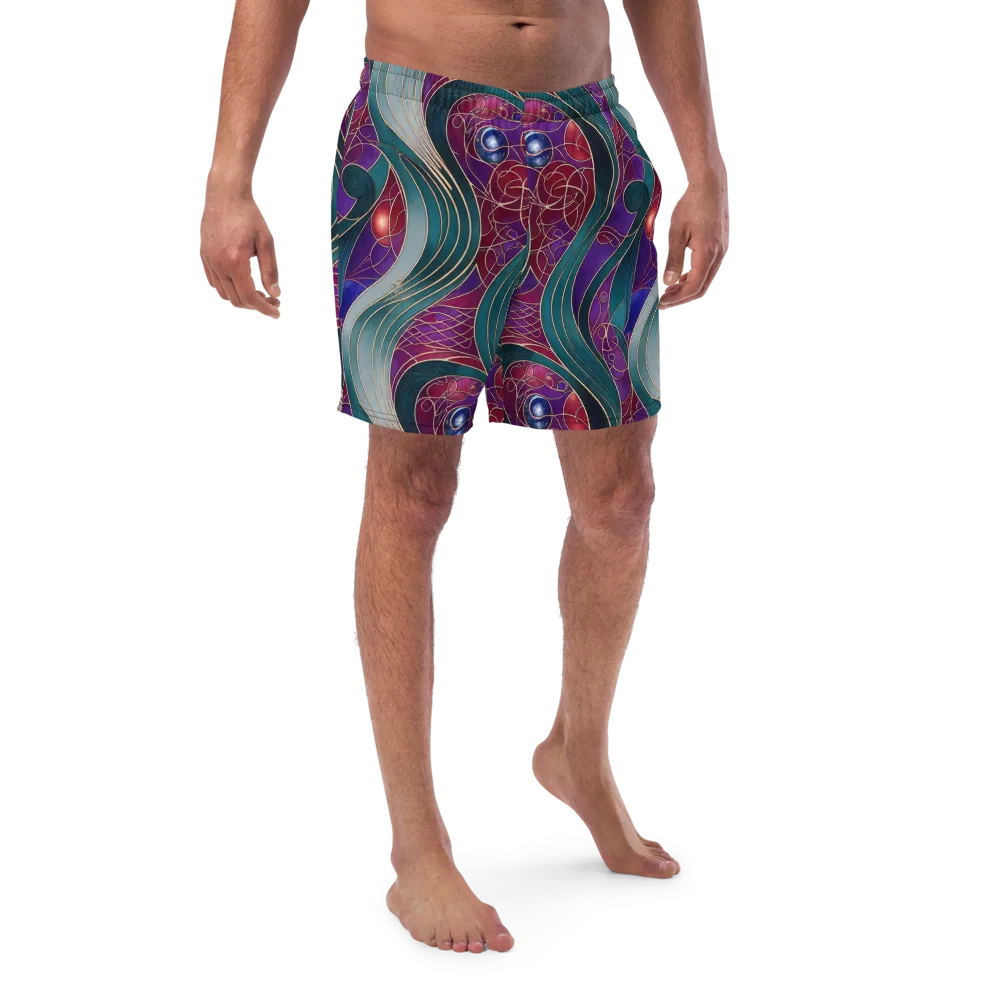 Velvet Plumage on Swim Trunks — Front