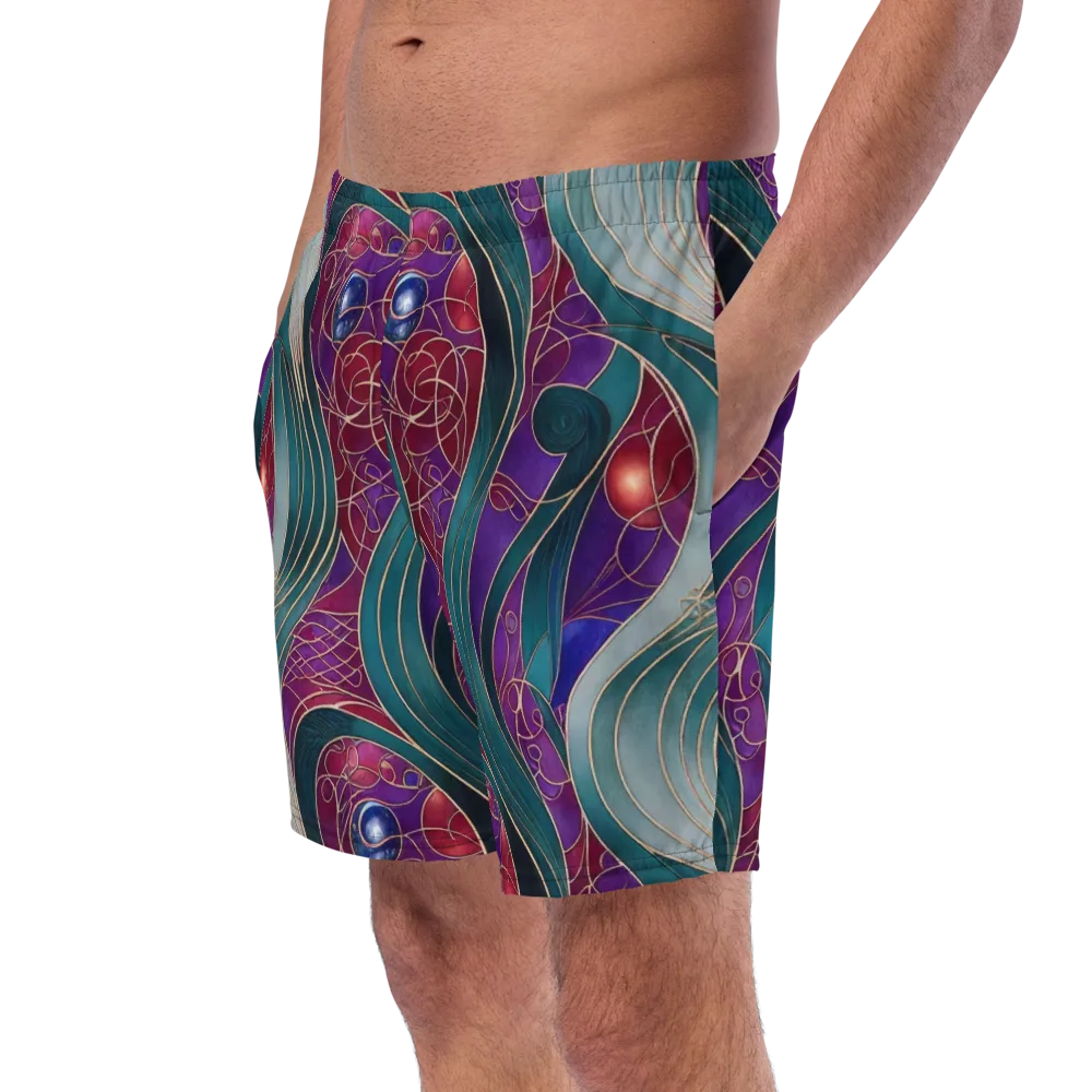 Velvet Plumage on Swim Trunks — Left Front