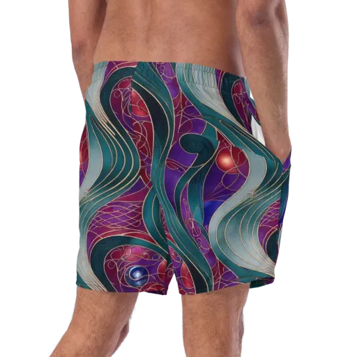 Velvet Plumage on a Swim Trunks