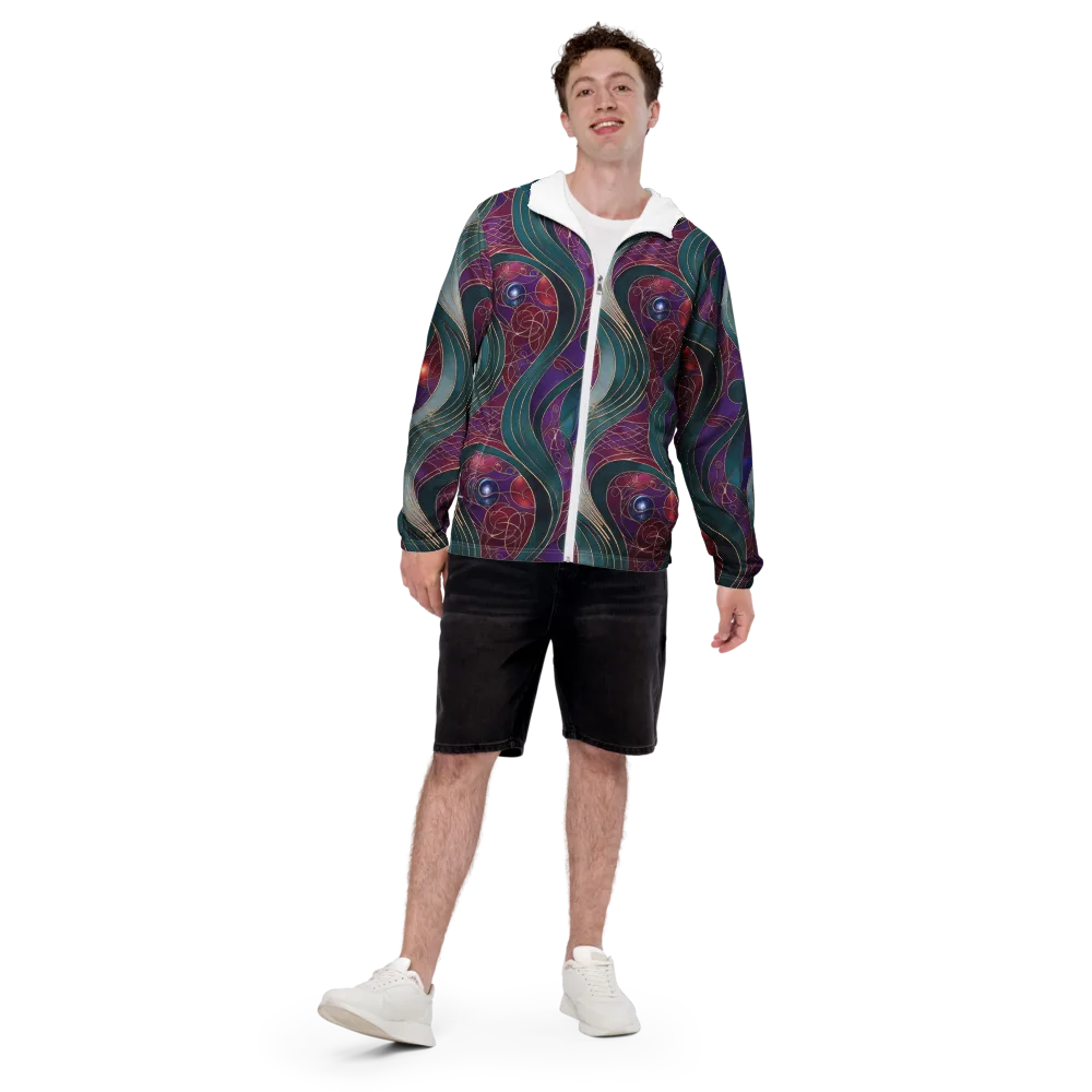 Velvet Plumage on Men's Windbreaker — Front