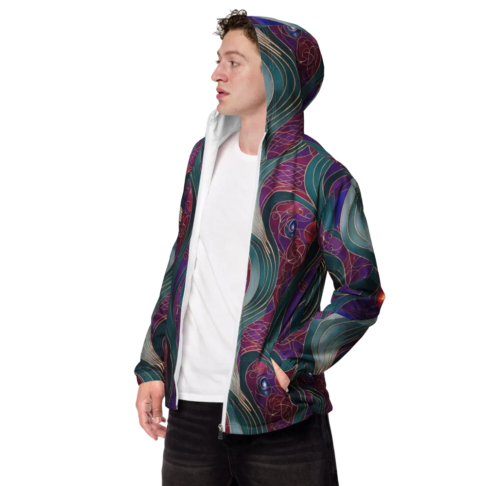 Velvet Plumage on Men's Windbreaker — Left Front