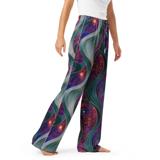 Velvet Plumage on a Women's Pajama Pants