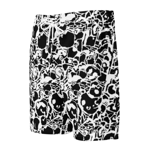Inkblot Circuit on a Men's Board Shorts
