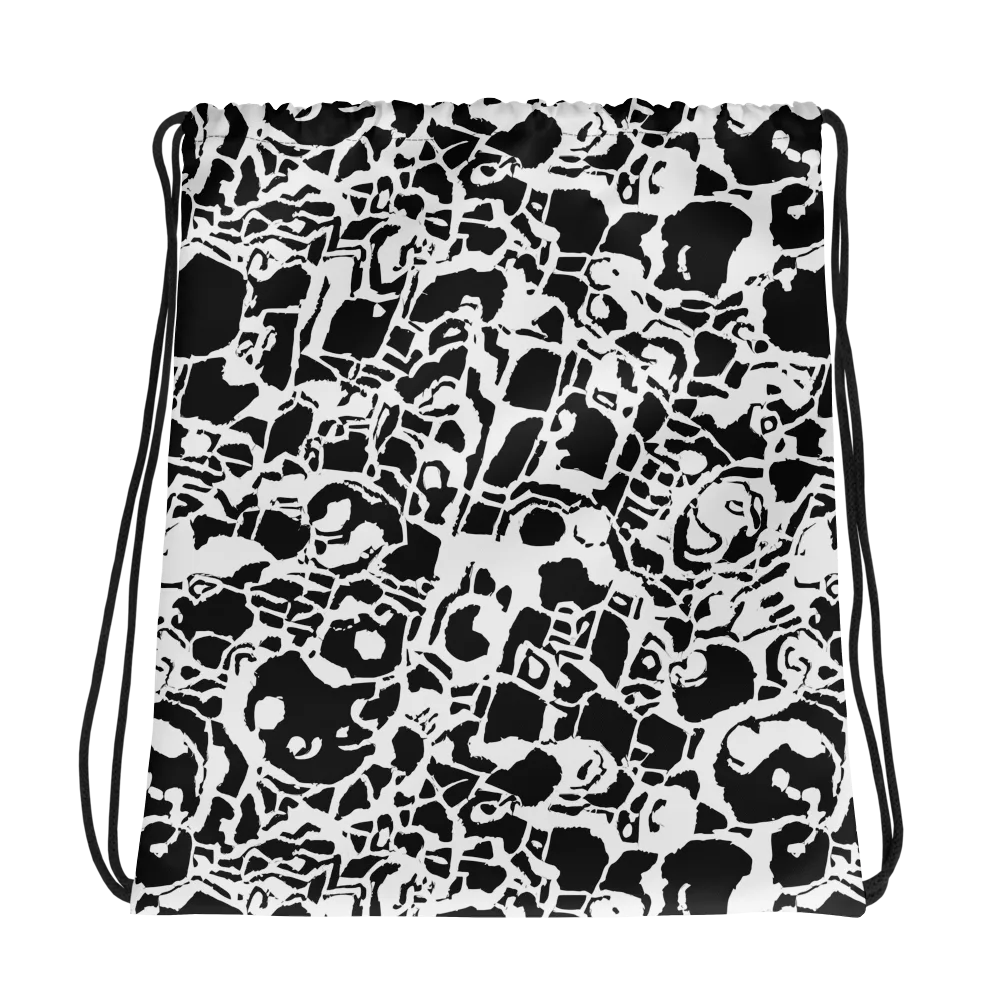 Inkblot Circuit on Drawstring Bag — Photo