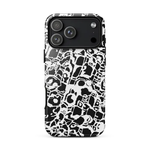 Inkblot Circuit on a Tough Case for iPhone®