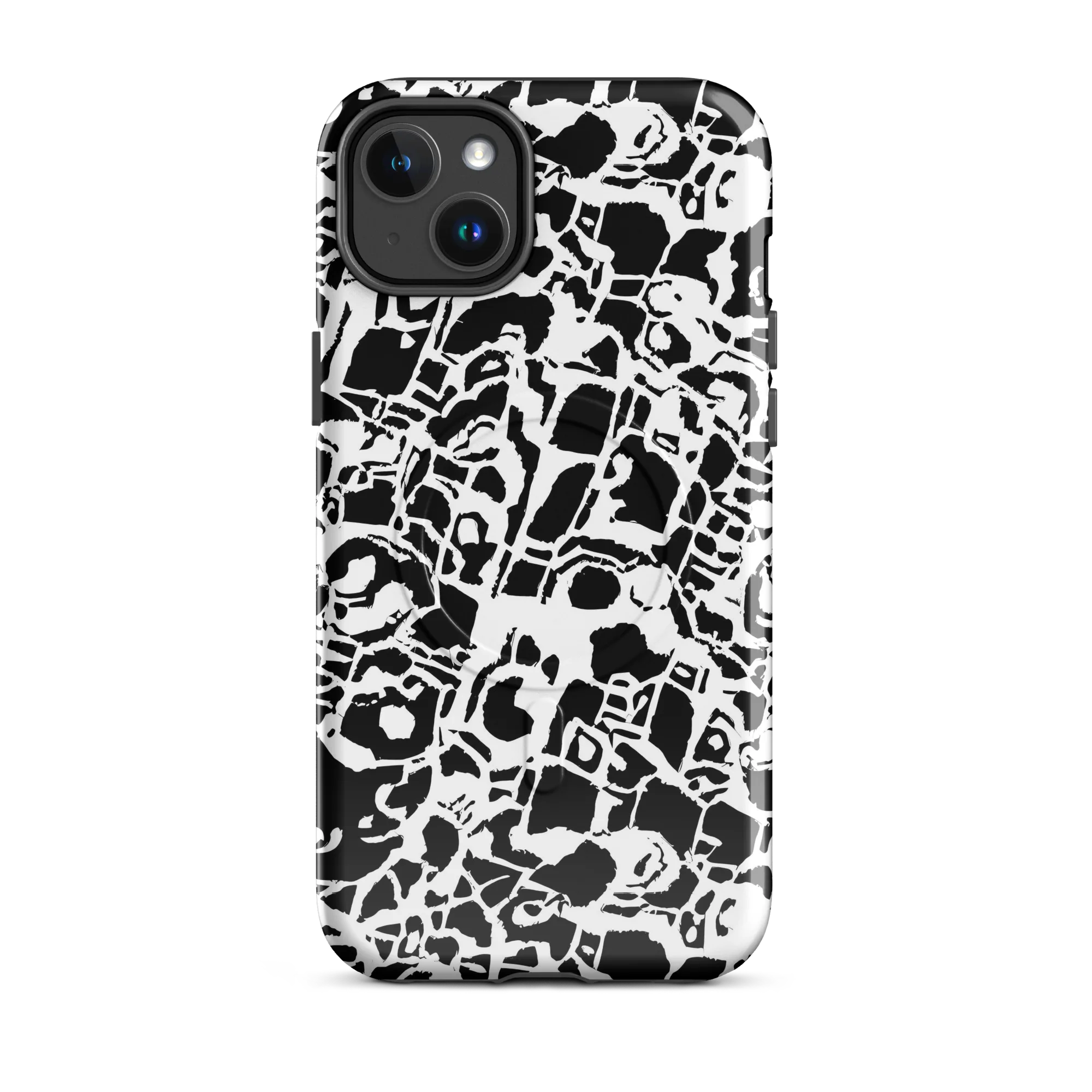Inkblot Circuit on MagSafe Tough Case for iPhone® — Front