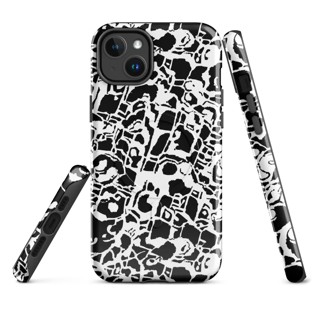 Inkblot Circuit on MagSafe Tough Case for iPhone® — Front