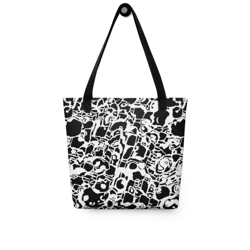 Inkblot Circuit on a Tote Bag