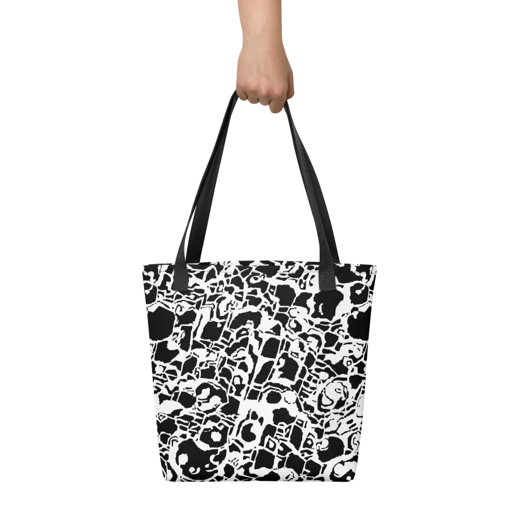 Inkblot Circuit on Tote Bag — Front