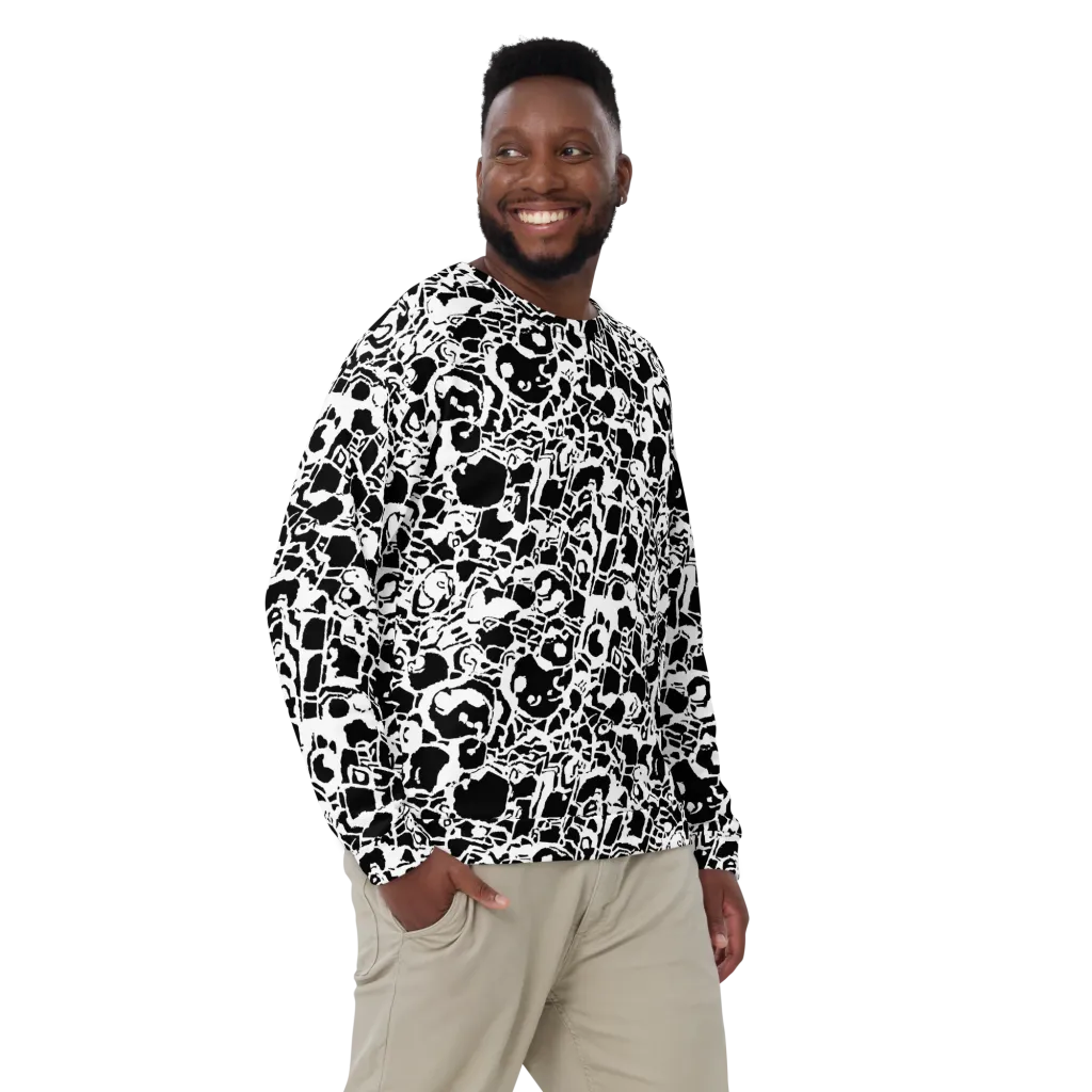 Inkblot Circuit on Sweatshirt — Front