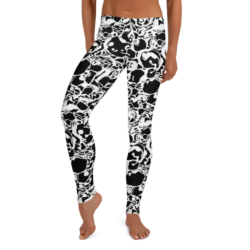 Inkblot Circuit on a Leggings
