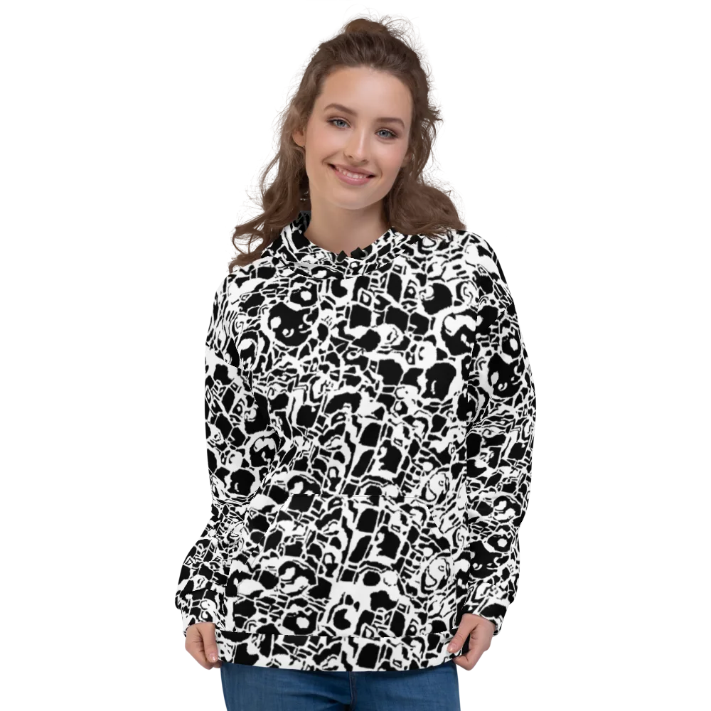 Inkblot Circuit on Hoodie — Front