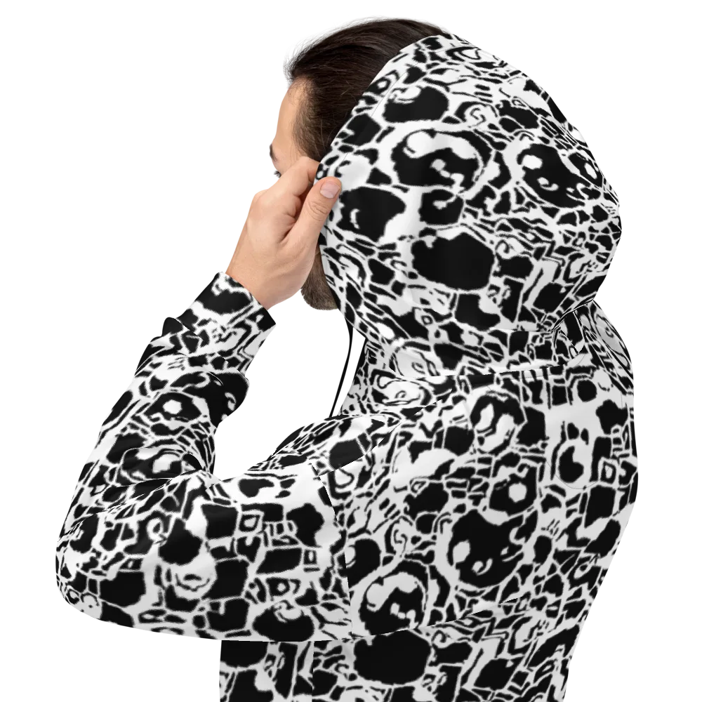 Inkblot Circuit on Hoodie — Back
