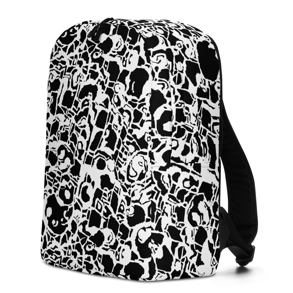 Inkblot Circuit on Minimalist Backpack — Left