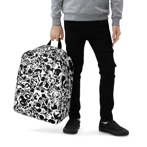 Inkblot Circuit on a Minimalist Backpack