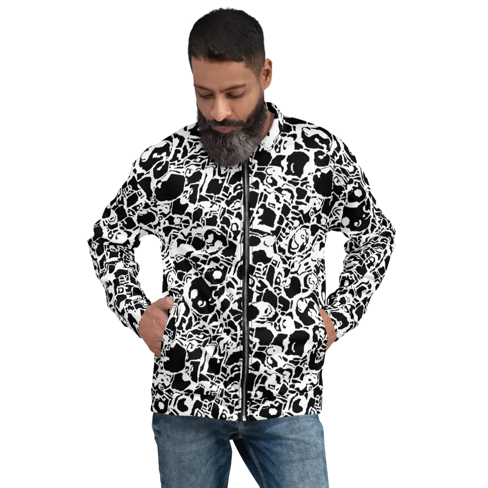 Inkblot Circuit on Bomber Jacket — Front