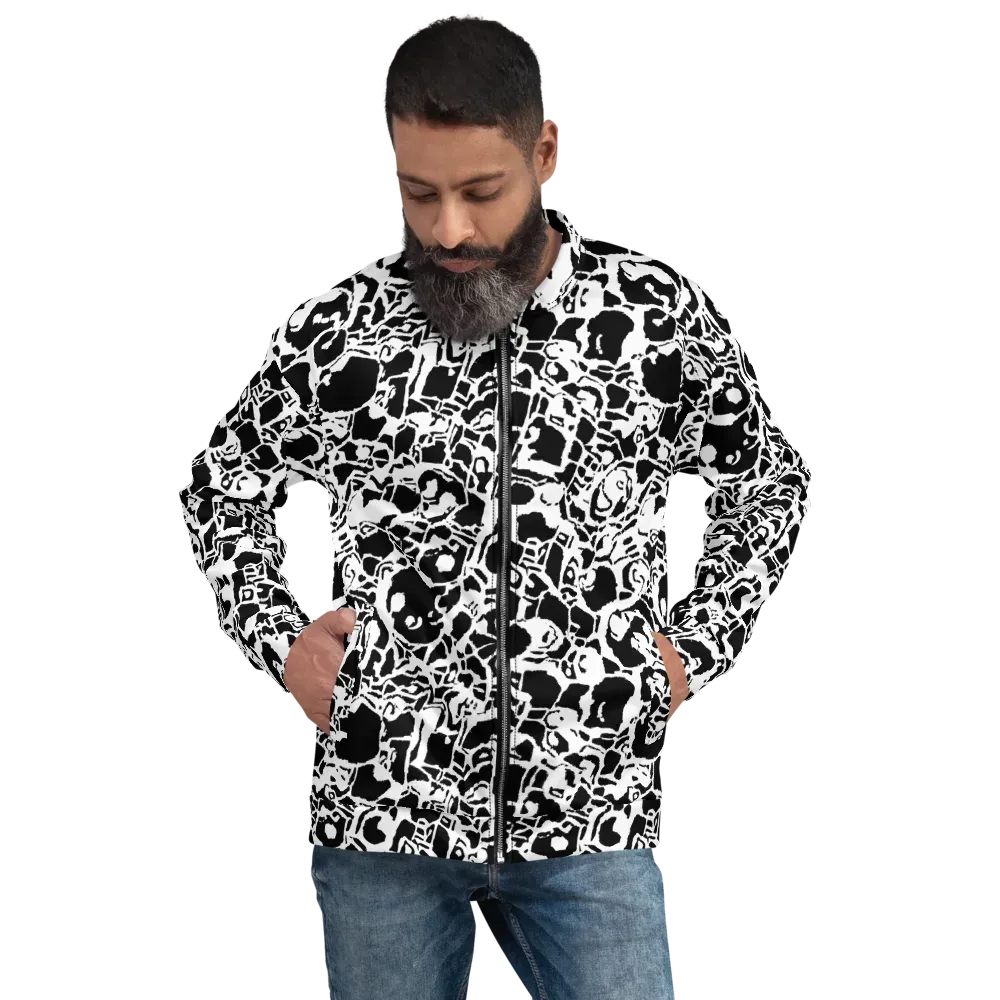 Inkblot Circuit on Bomber Jacket — Front