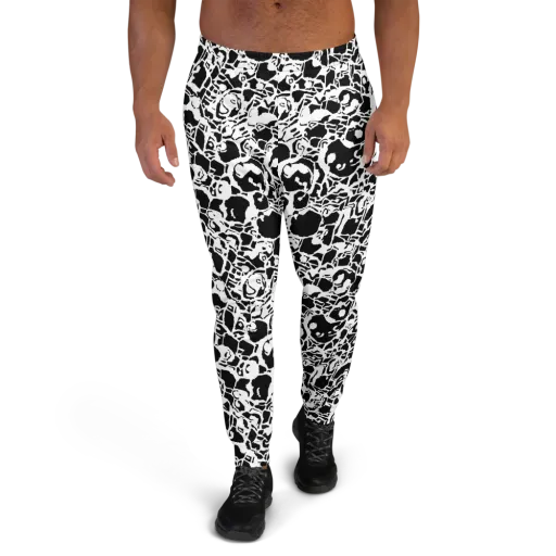 Inkblot Circuit on a Men's Joggers