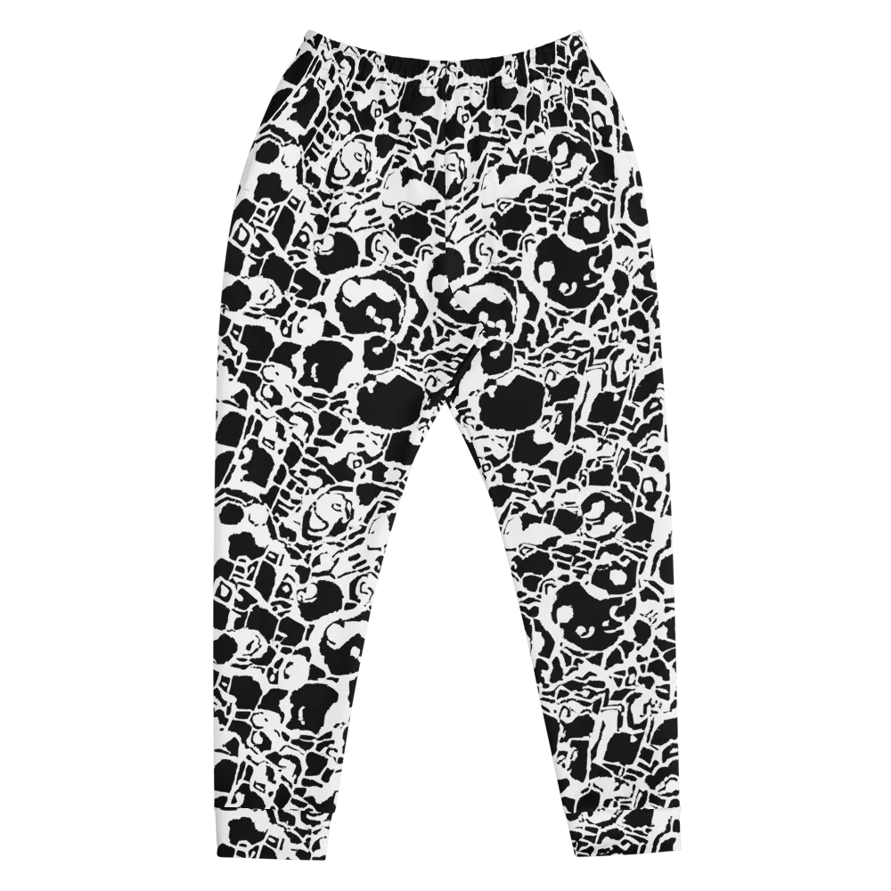 Inkblot Circuit on Men's Joggers — Front