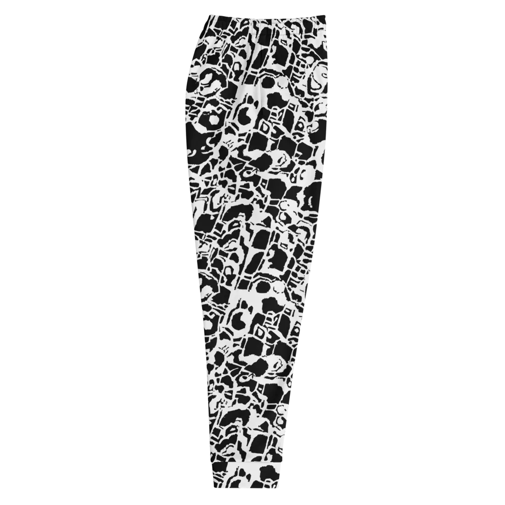Inkblot Circuit on Men's Joggers — Right