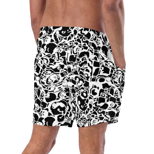 Inkblot Circuit on a Swim Trunks