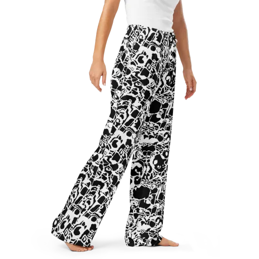 Inkblot Circuit on a Women's Pajama Pants