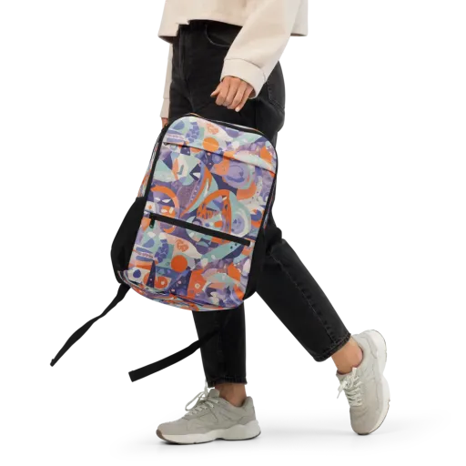 Tangerine Rapture on a Utility Backpack