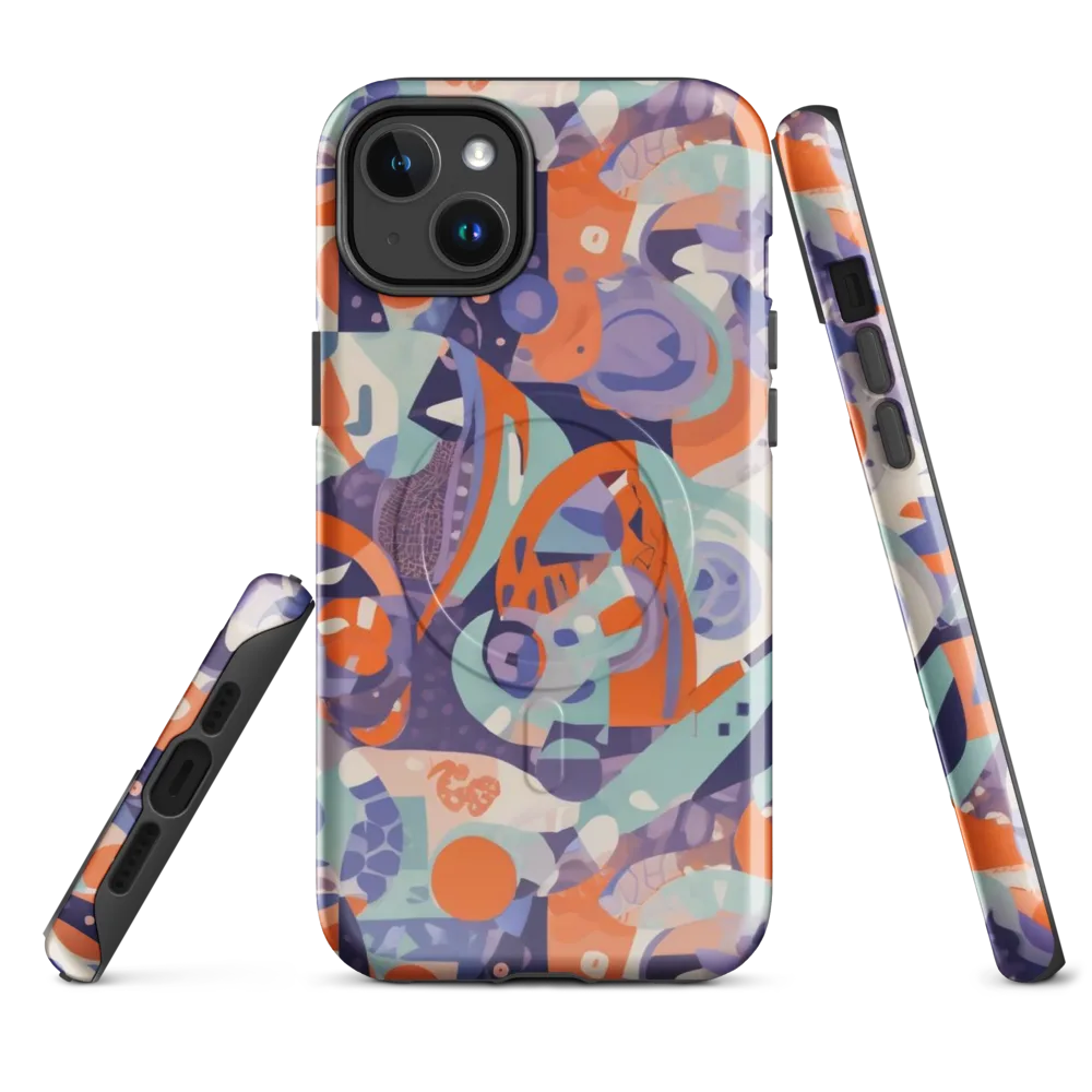 Tangerine Rapture on MagSafe Tough Case for iPhone® — Front