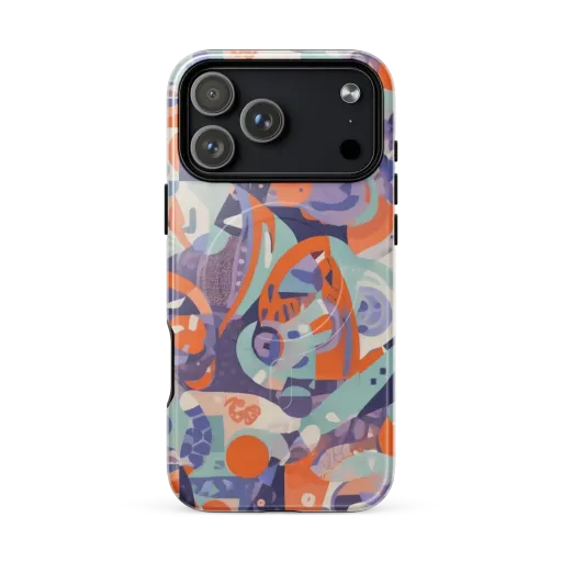 Tangerine Rapture on a MagSafe Tough Case for iPhone®