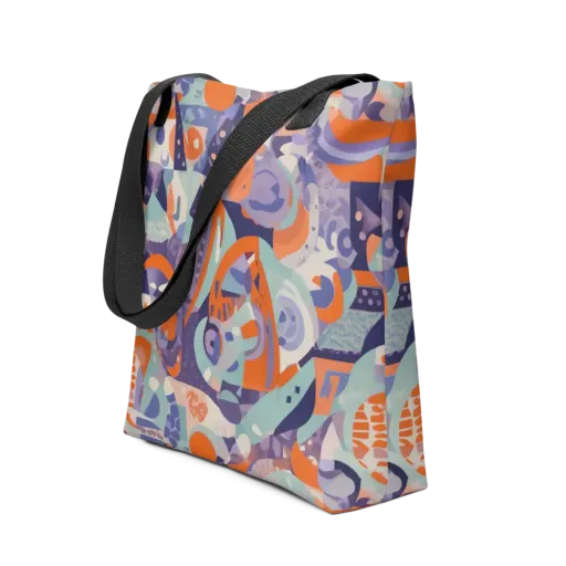 Tangerine Rapture on a Tote Bag