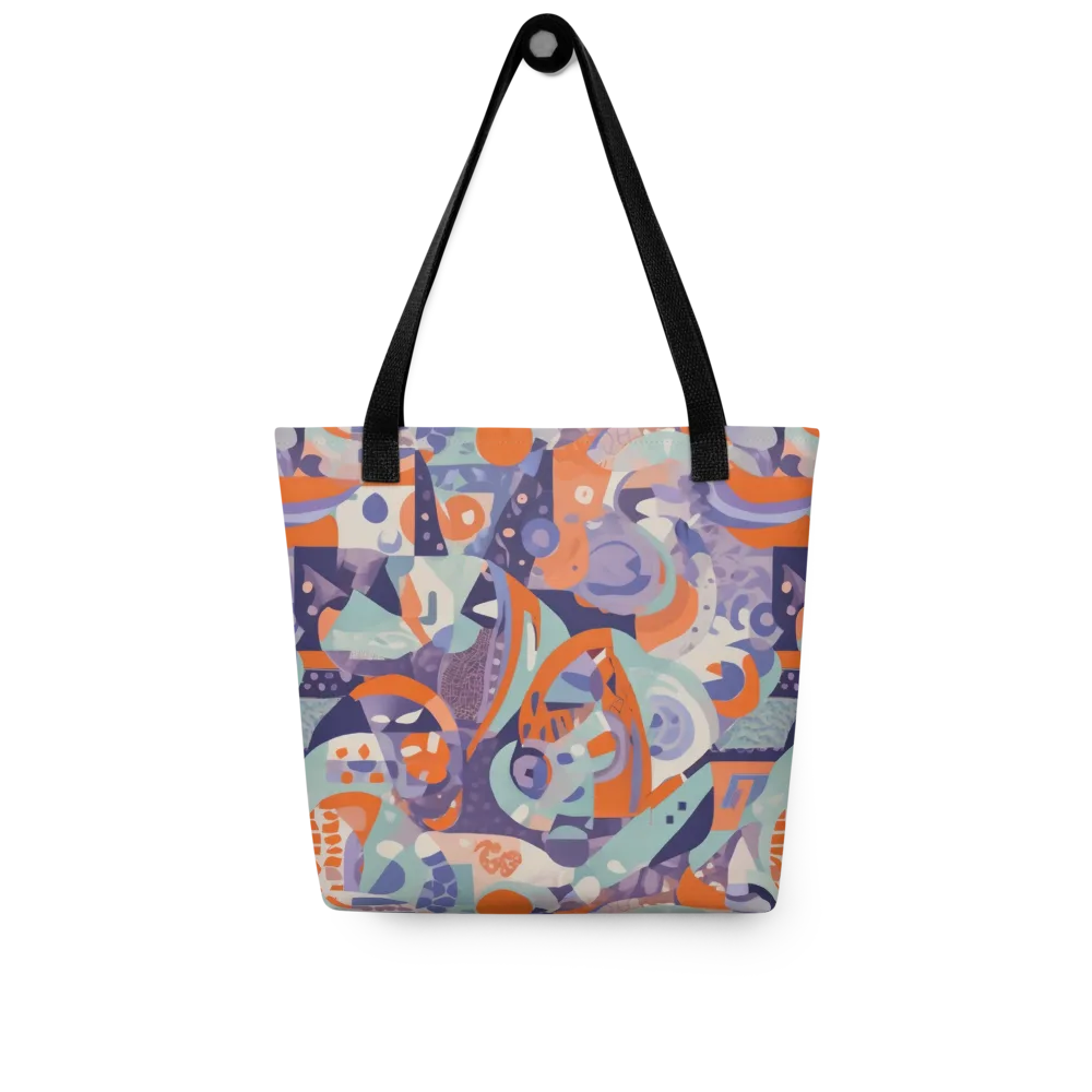Tangerine Rapture on Tote Bag — Front
