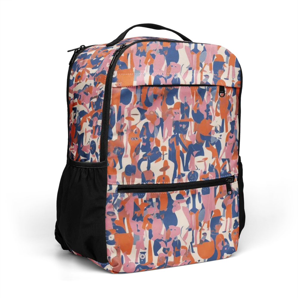 Coral Commute on Utility Backpack — Right Front