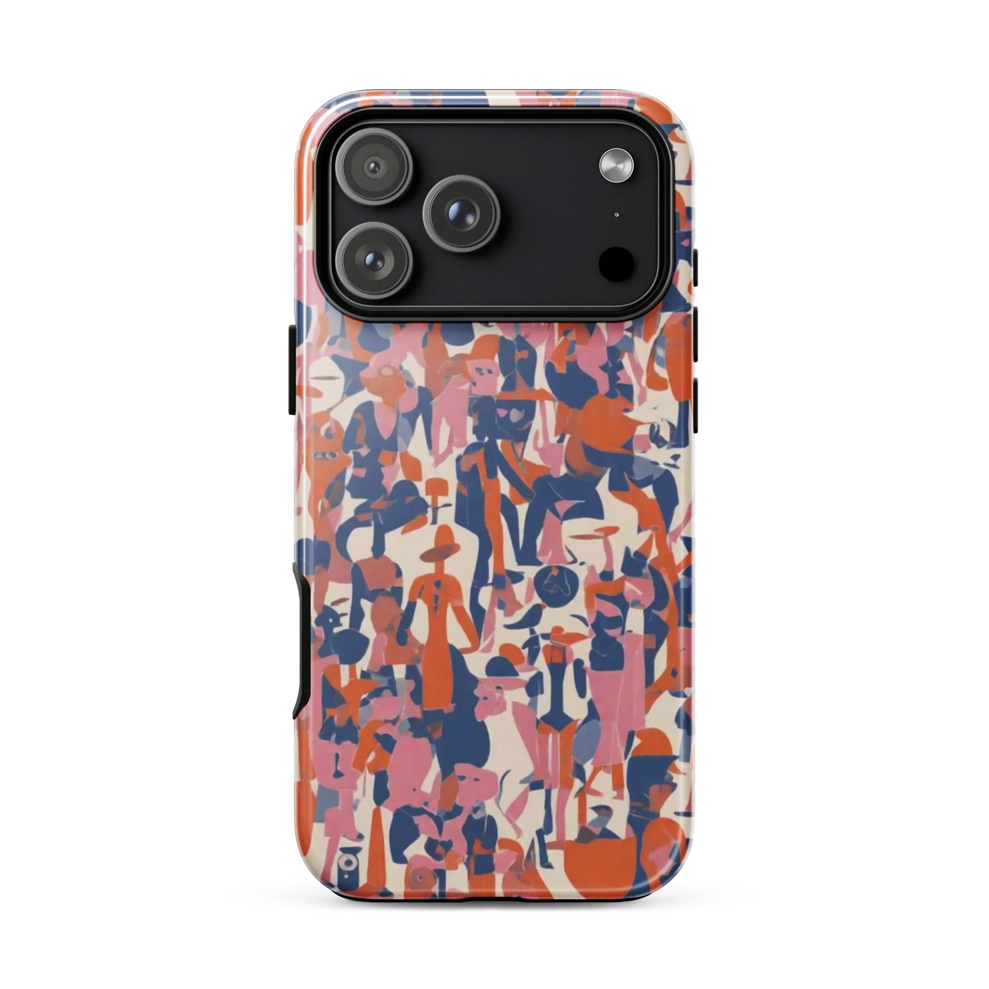 Coral Commute on Tough Case for iPhone® — Front