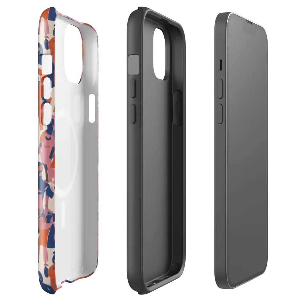 Coral Commute on MagSafe Tough Case for iPhone® — Front