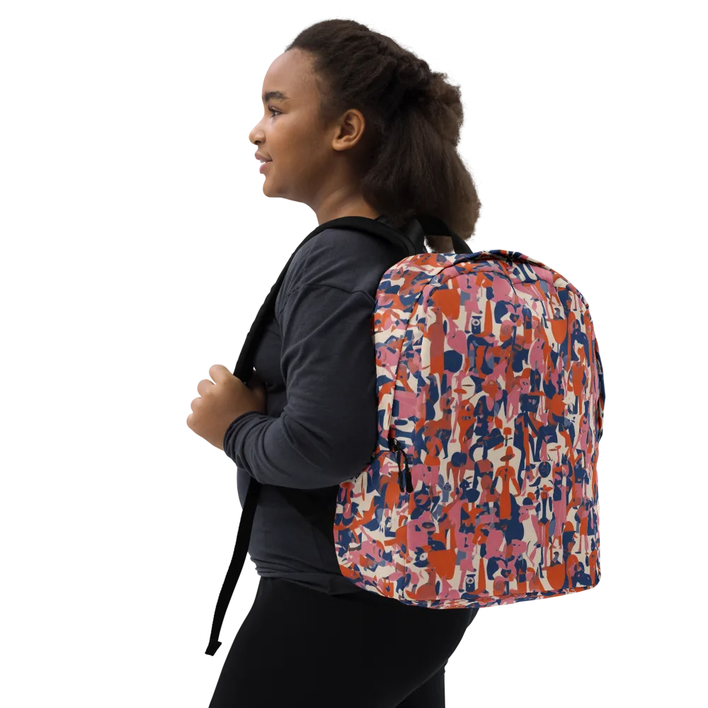 Coral Commute on Minimalist Backpack — Right Front