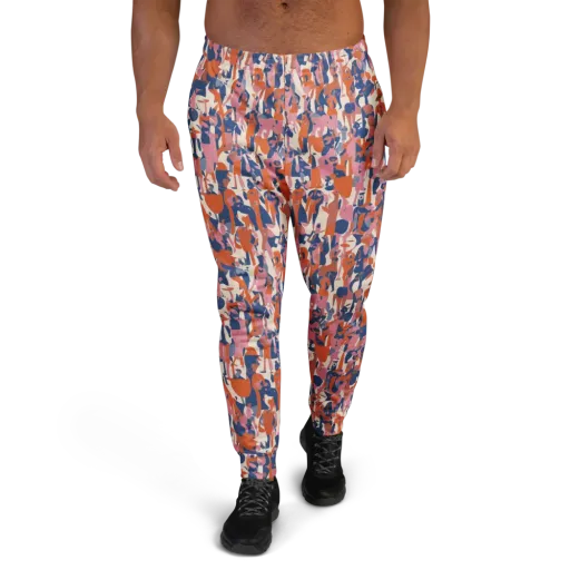 Coral Commute on a Men's Joggers