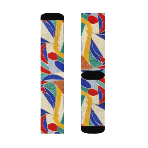 Mosaic Riptide on a Socks