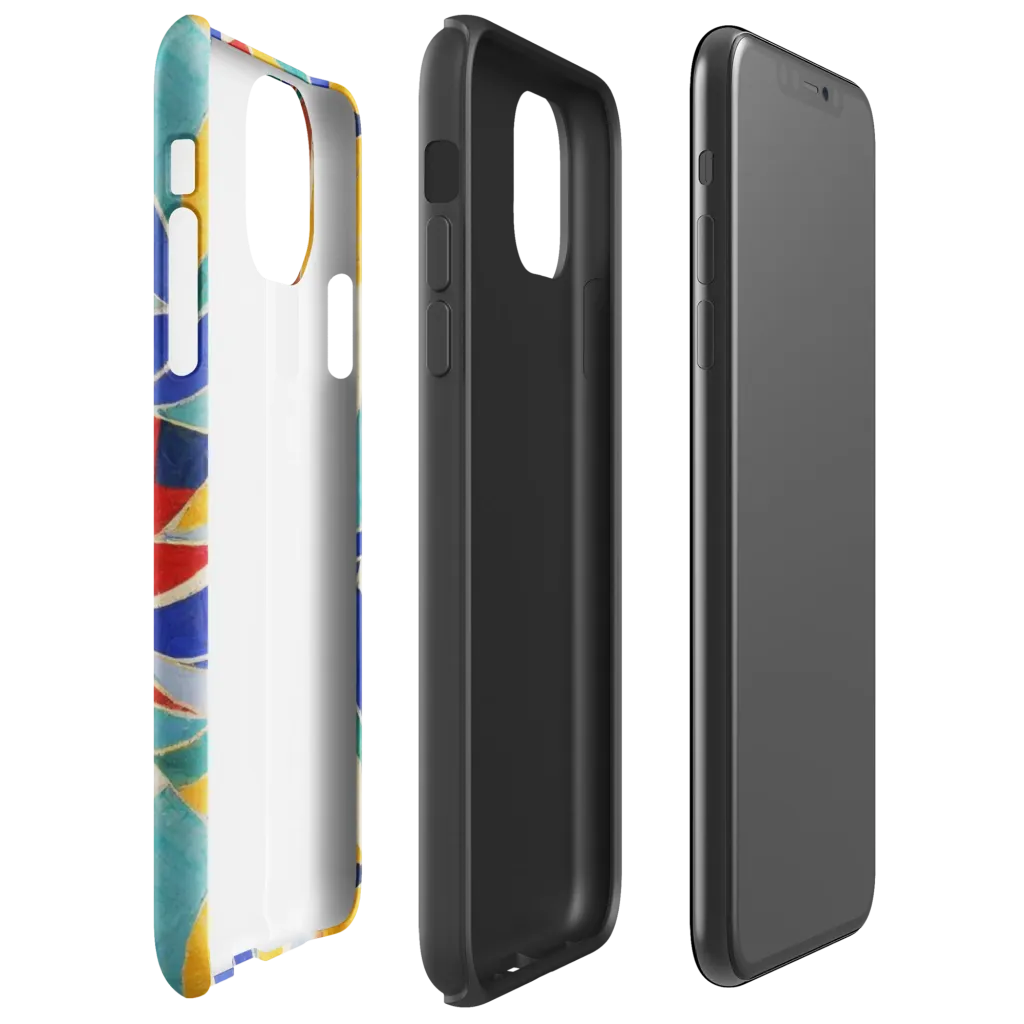 Mosaic Riptide on Tough Case for iPhone® — Right