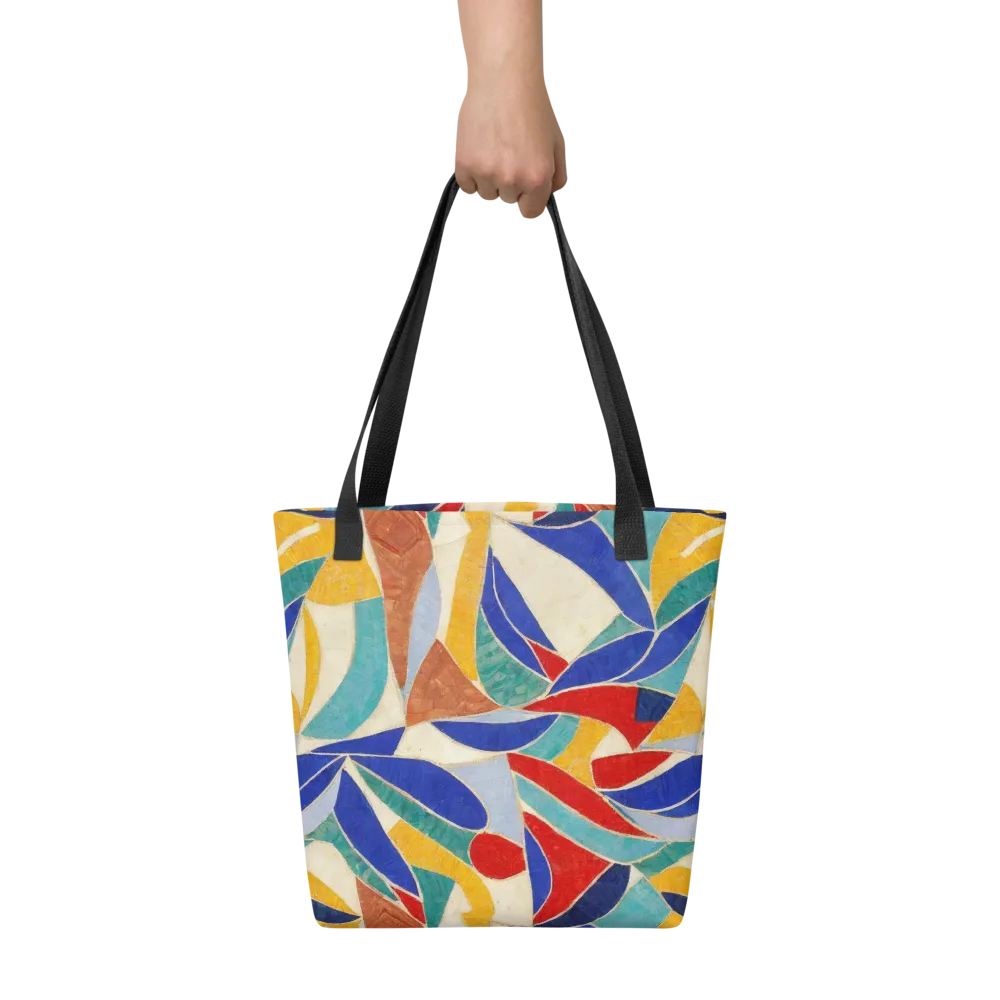 Mosaic Riptide on Tote Bag — Front