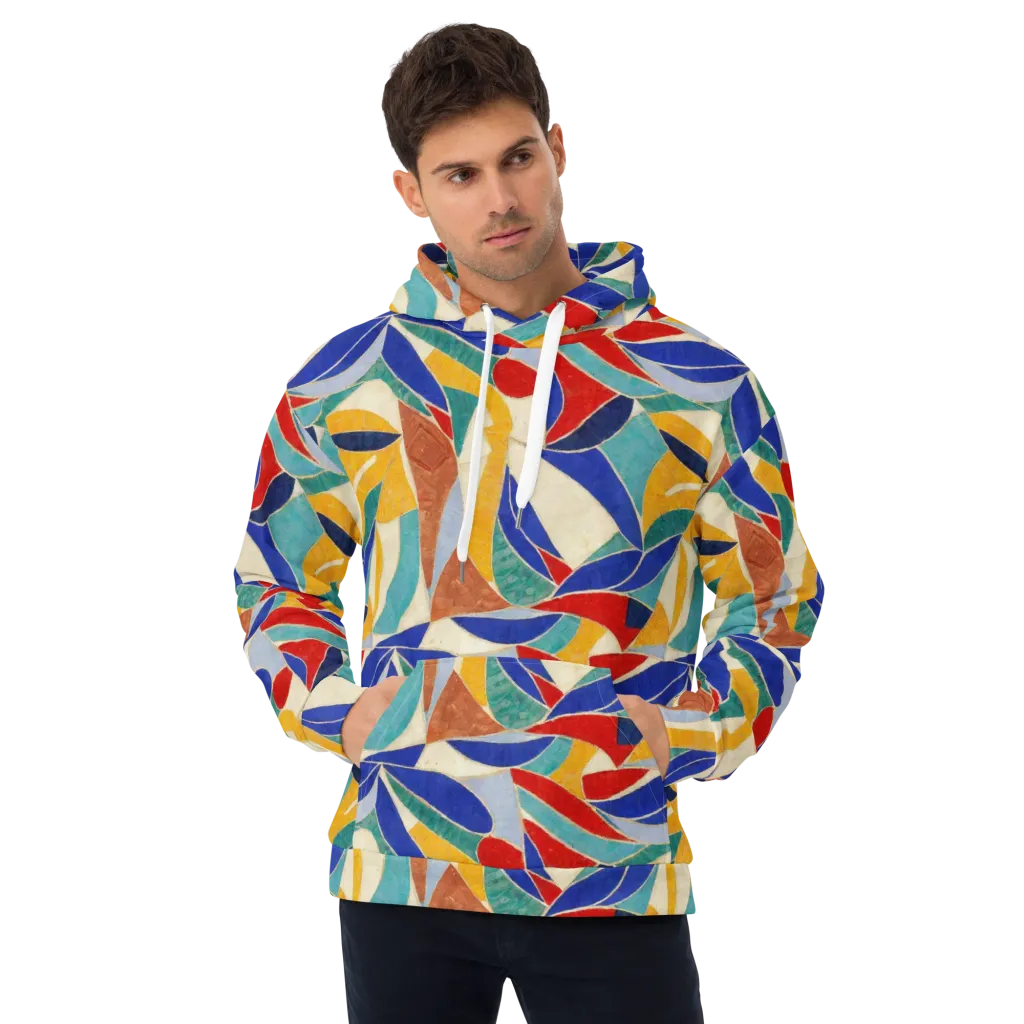 Mosaic Riptide on Hoodie — Front