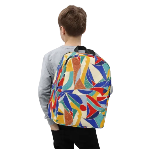 Mosaic Riptide on a Minimalist Backpack